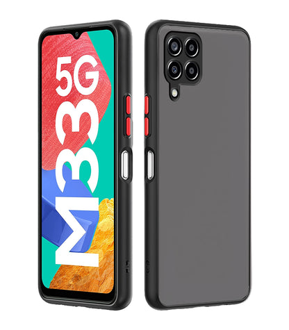 Pikkme Samsung M33 5G Hybrid black phone cover