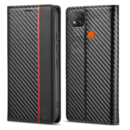 Pikkme black wallet flip cover for Redmi 10A/9, Poco C31