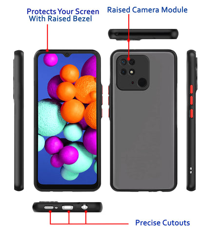 Redmi 10/10 Power Hybrid phone cover in black by Pikkme – photo 3