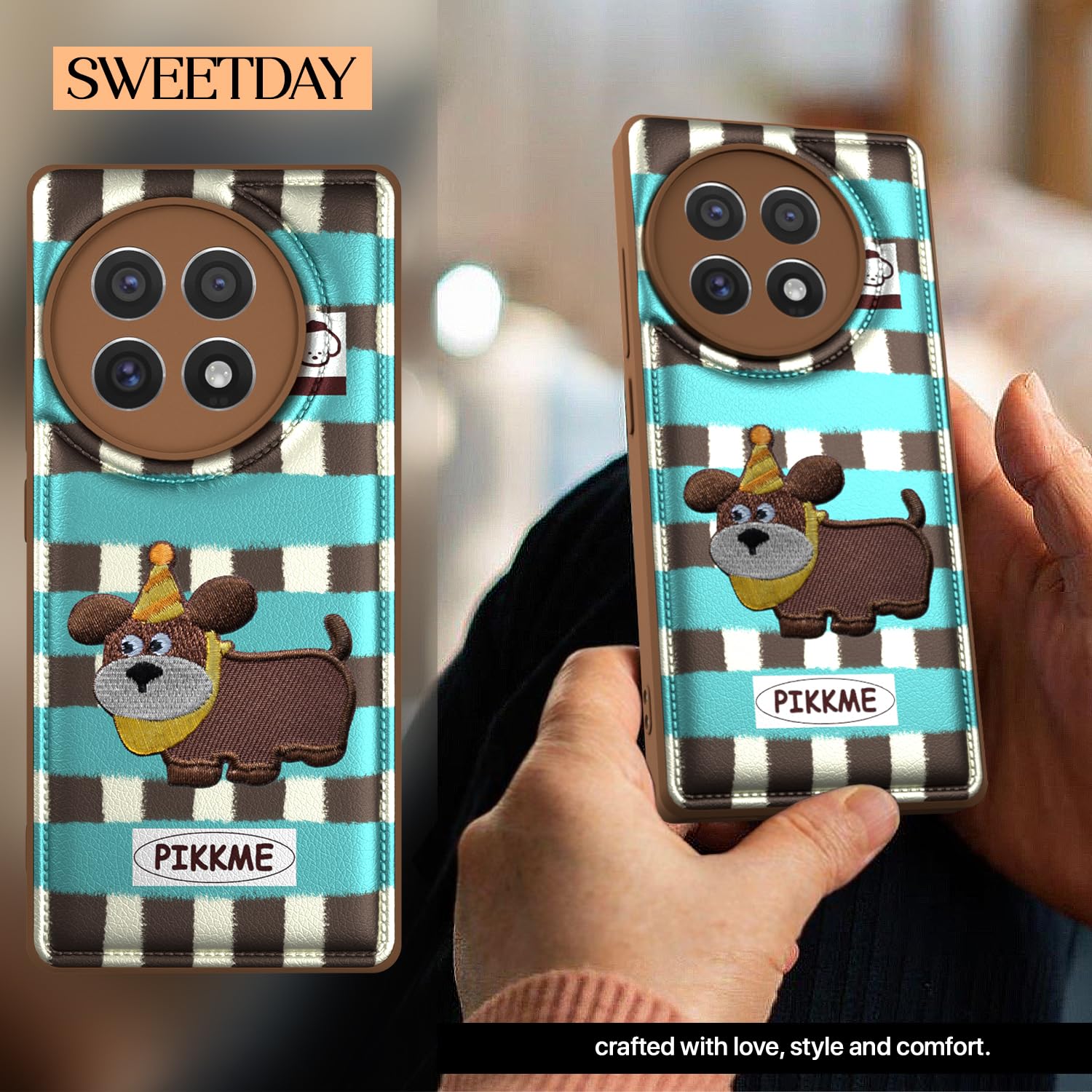 Pikkme  OnePlus 13 5G Cute Girlish Dog Series Back Cover (Design2)