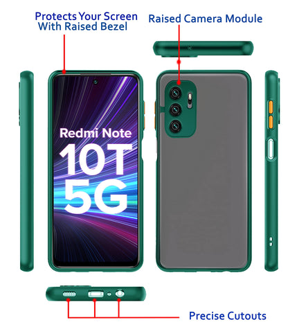 Redmi Note 10T/Poco M3 Pro 5G Matte mobile cover in green by Pikkme – photo 3