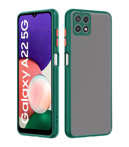 Green Matte phone cover for Samsung A22/F42 5G – Pikkme