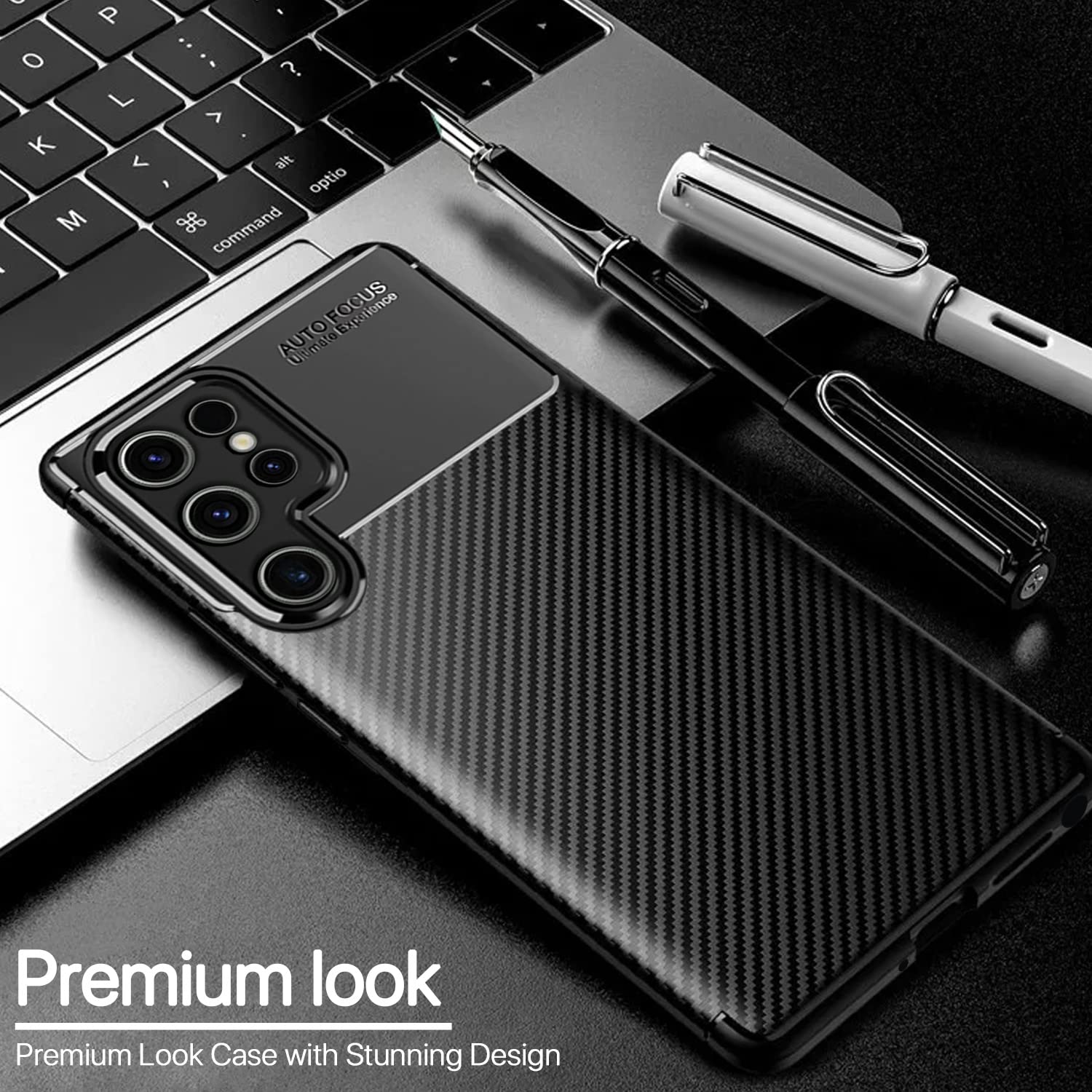 Black Carbon mobile cover for Samsung S22 Ultra 5G – Pikkme – photo 3