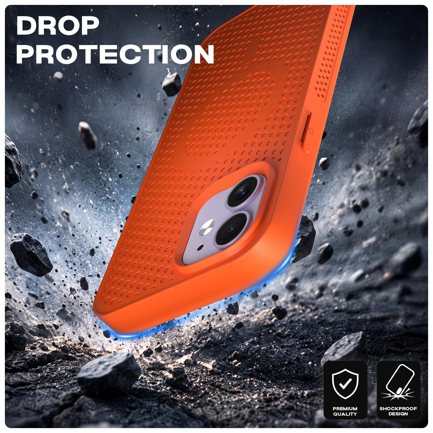 iPhone 11 MagSafe phone cover in orange by Pikkme – photo 4