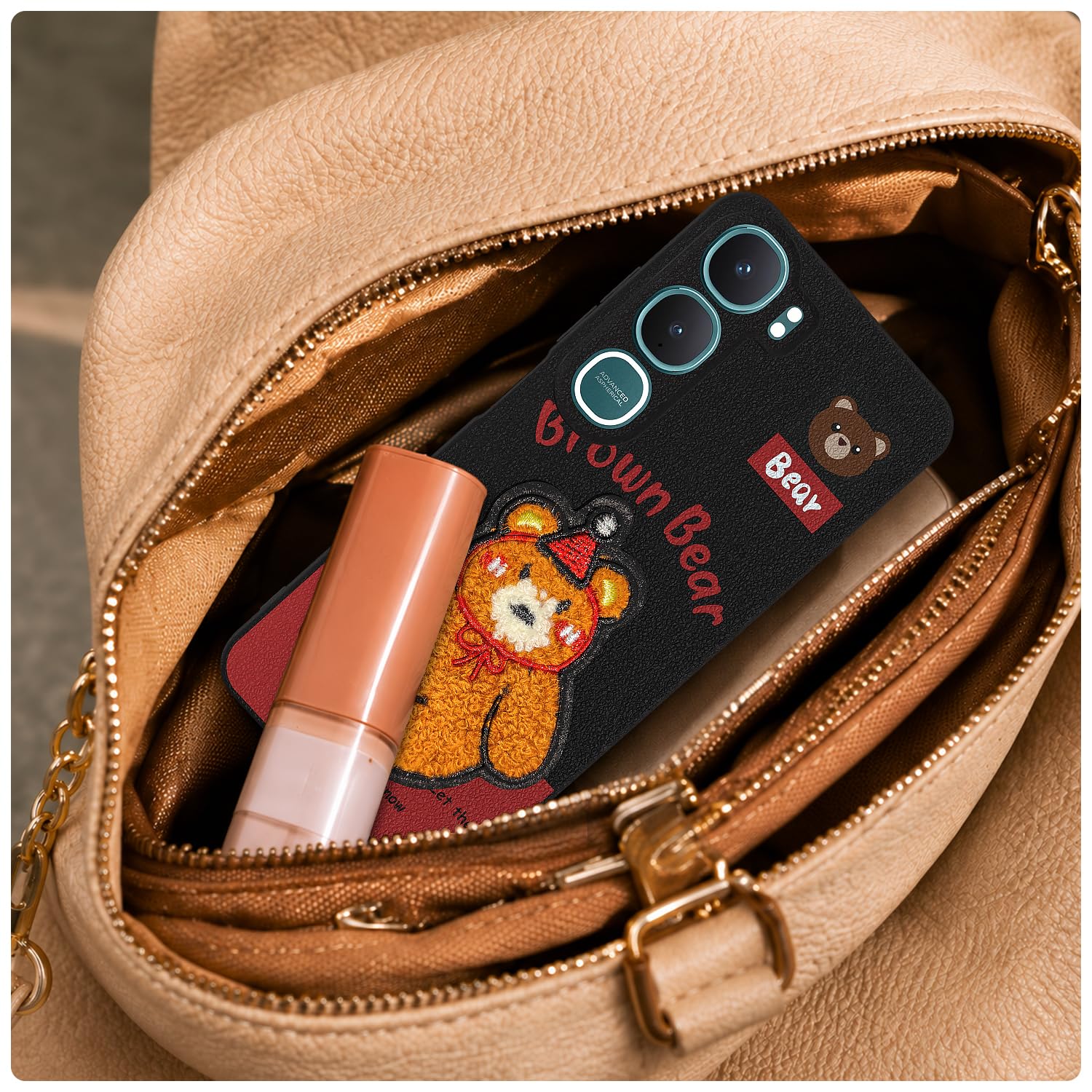 Pikkme Vivo Y31 5G cherry back cover – photo 5