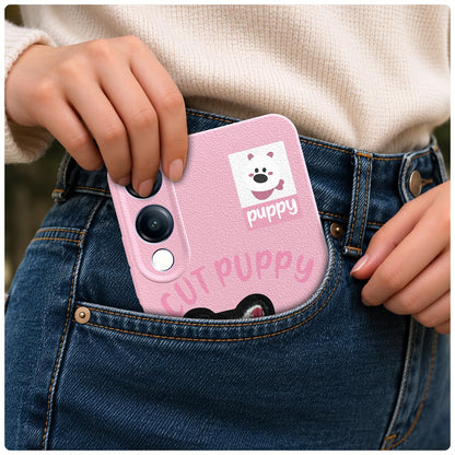 iQOO Z10 Lite/Vivo T4 Lite 5G Plush Patch mobile cover in pink by Pikkme – photo 4