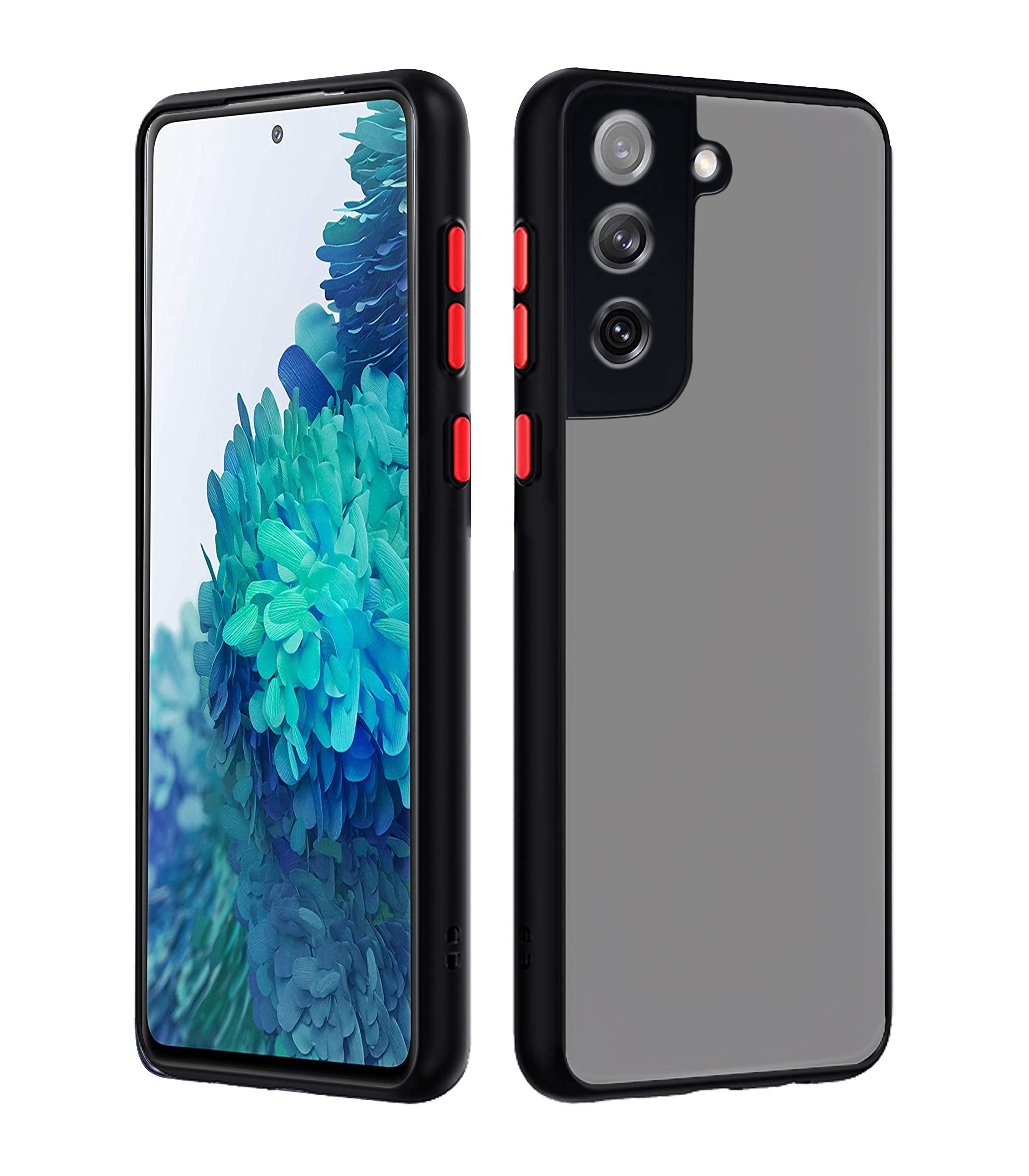 Samsung S21 Plus phone cover in black by Pikkme
