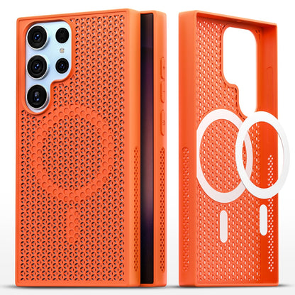 Orange mobile back cover for Samsung S24 Ultra 5G – Pikkme