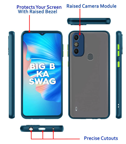 Pikkme Tecno Spark 6 Go Hybrid blue back cover – photo 3