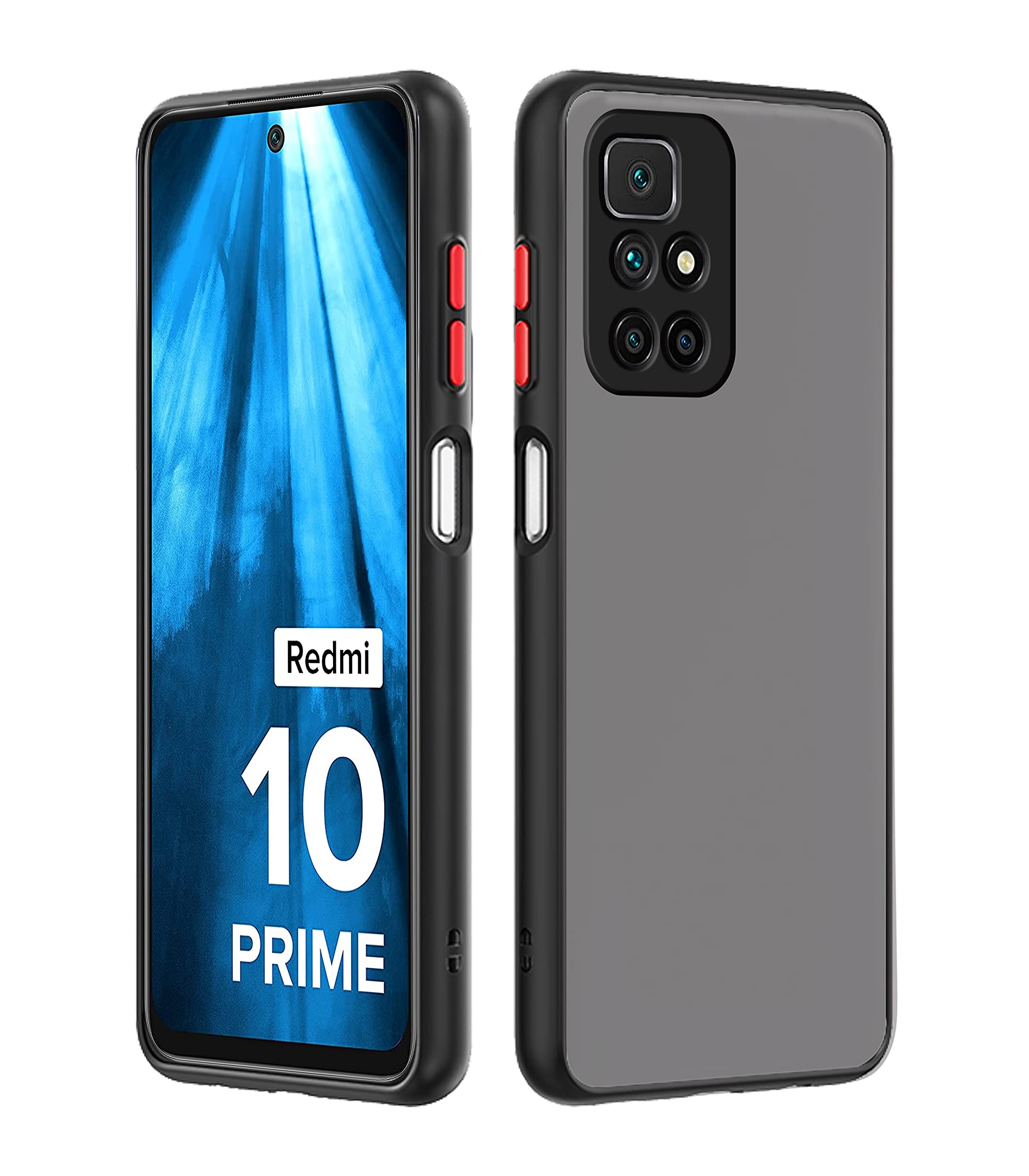Black mobile cover for Redmi 10 Prime – Pikkme