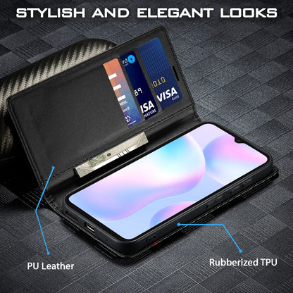 Black mobile flip cover for Redmi 9A/9i/9A Sport – Pikkme – photo 2