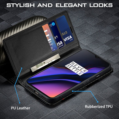 Pikkme black mobile flip cover for OnePlus 6T – photo 2