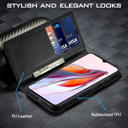 Pikkme black Wallet mobile flip cover for Redmi 12C/Poco C55 – photo 2