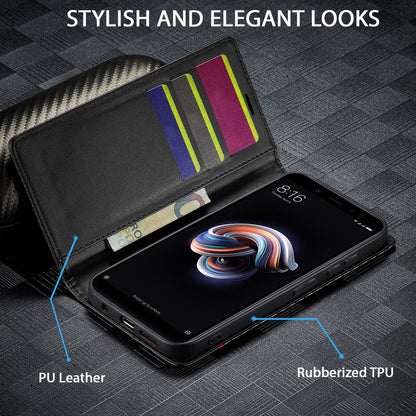 Pikkme Redmi Note 5 Pro Wallet black flip case – photo 2