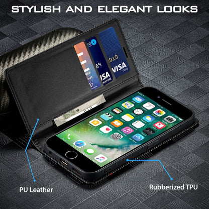Black Wallet mobile flip cover for Wallet Flip Cover (Black) – Pikkme – photo 2