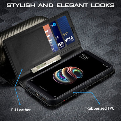 Pikkme black wallet flip cover for Redmi Note 5 – photo 3