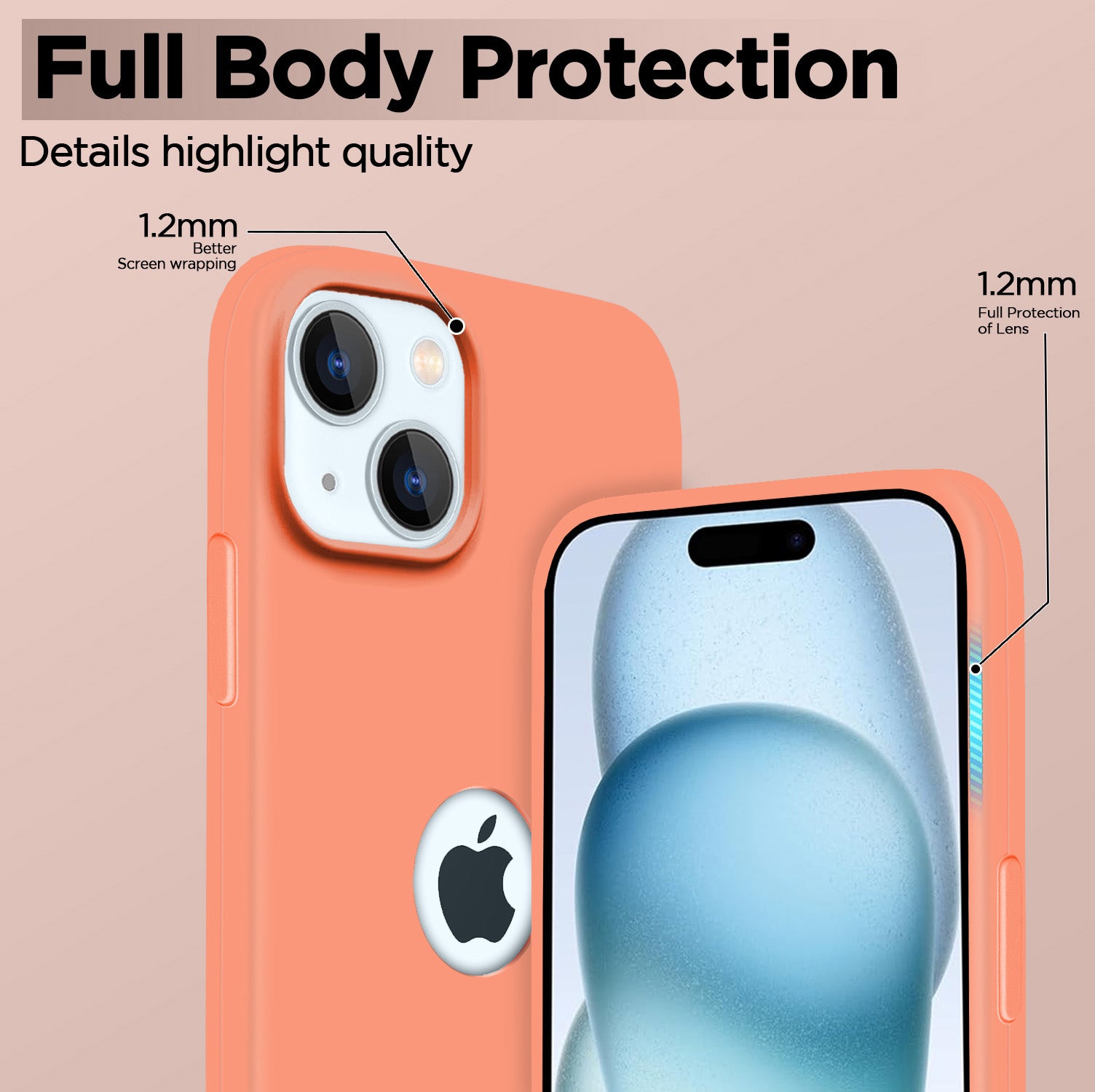 iPhone 15 Plus Silicone Back Cover