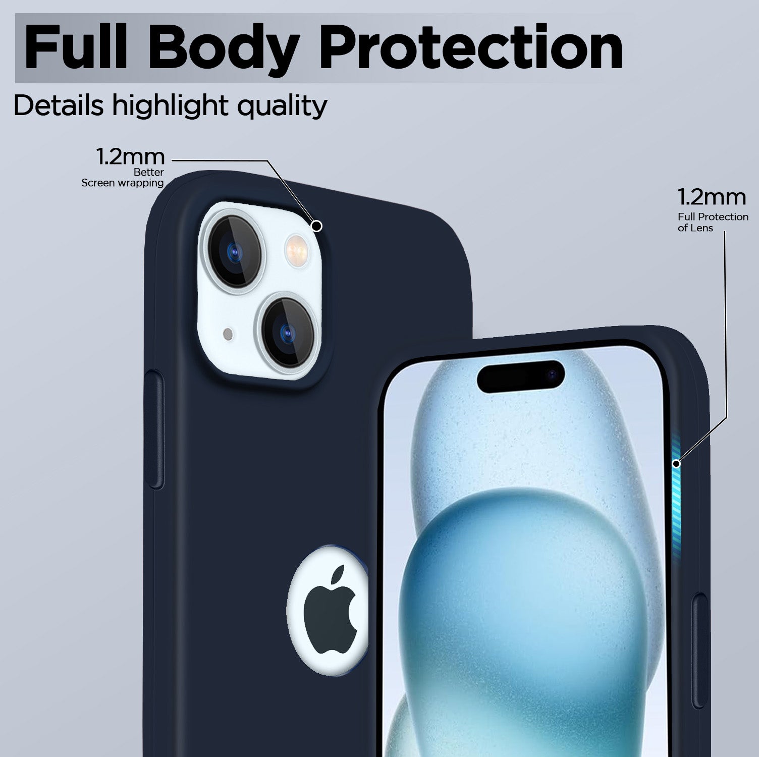 iPhone 15 Plus Silicone Back Cover