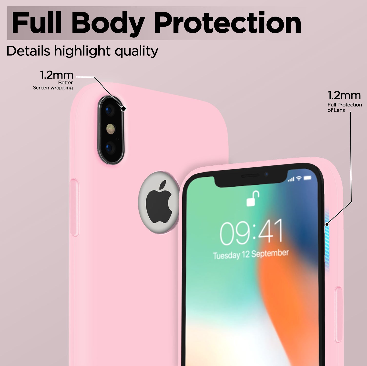 iPhone X silicon cover