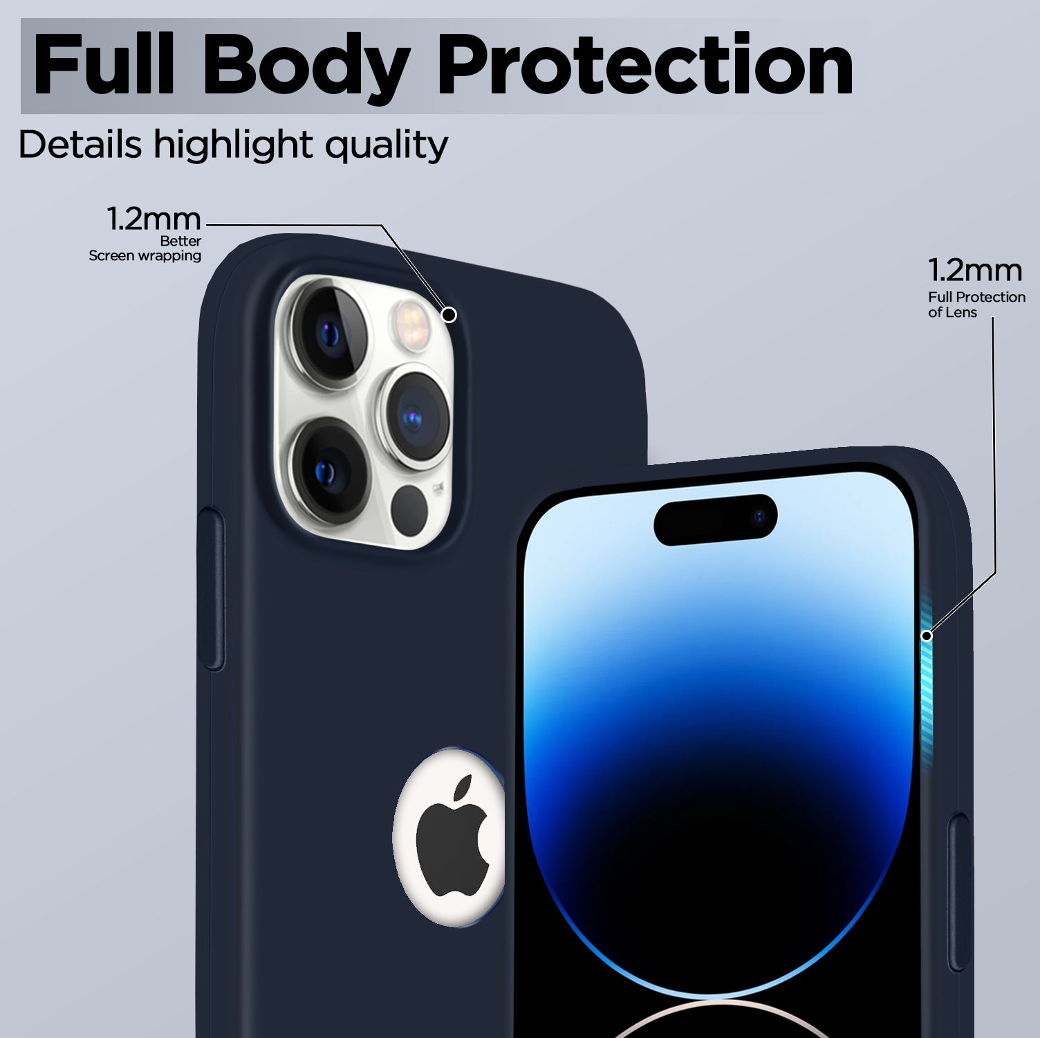 iPhone 14pro silicon cover