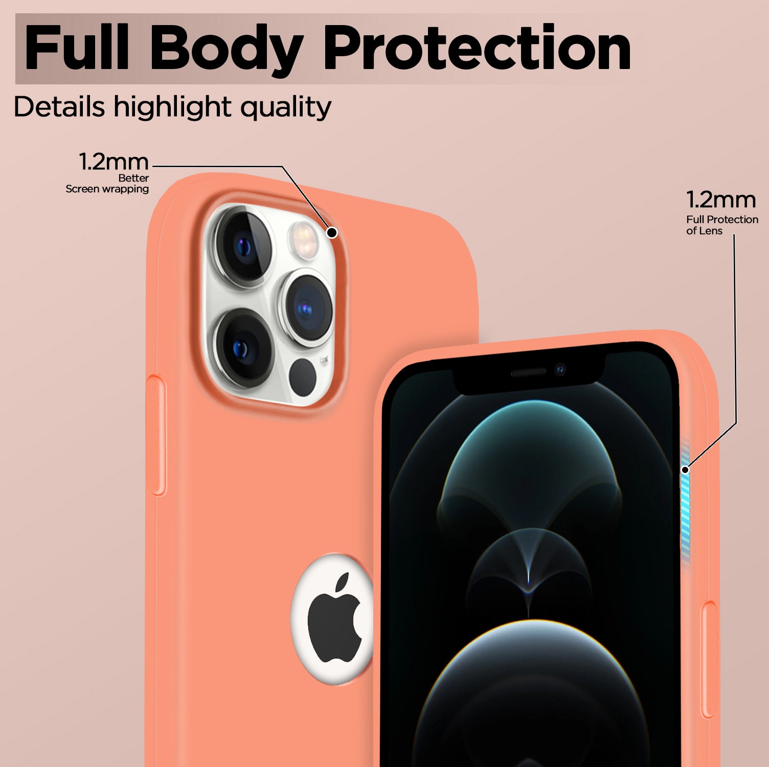 iPhone 12pro silicon cover