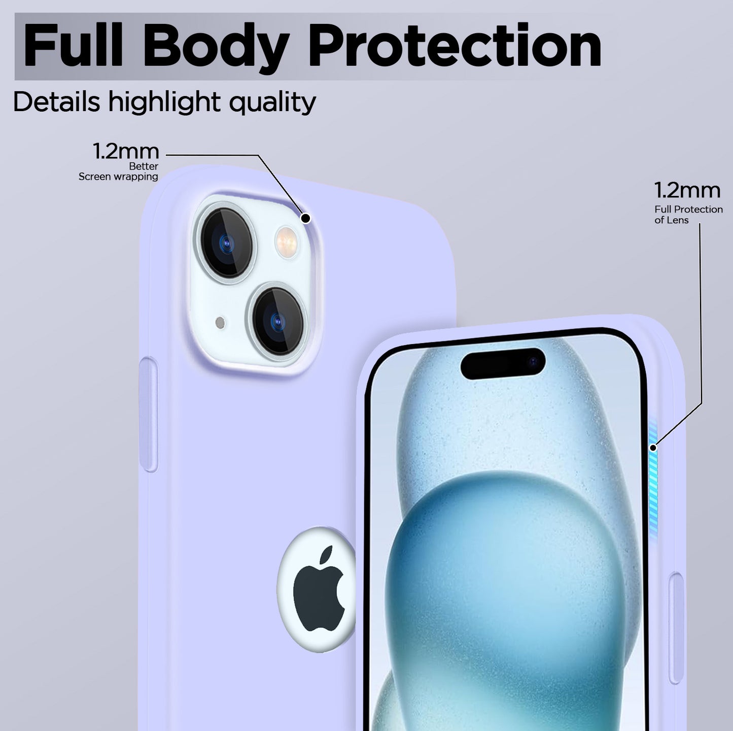 iPhone 15 Silicone Back Cover