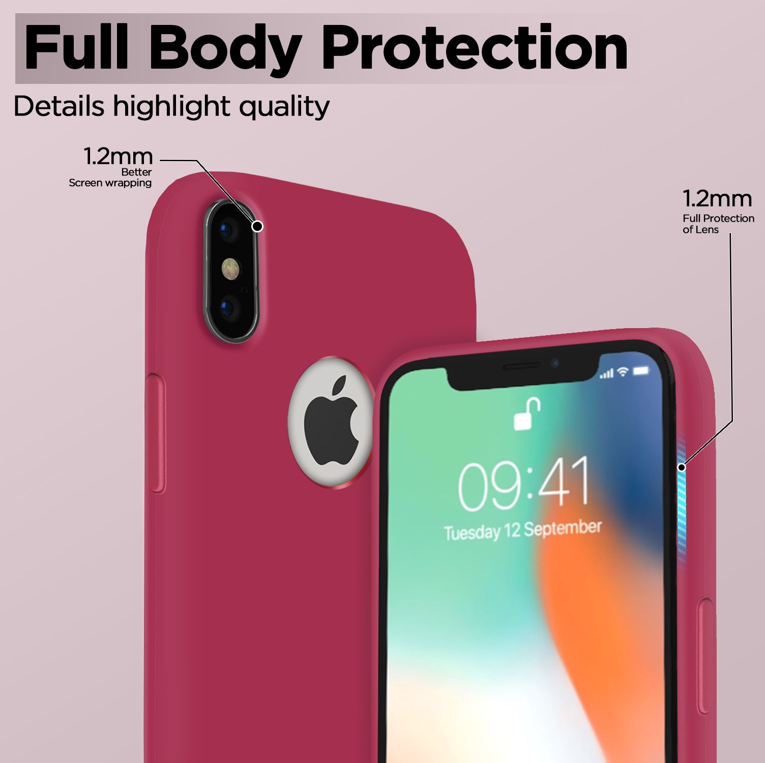 iPhone X silicon cover