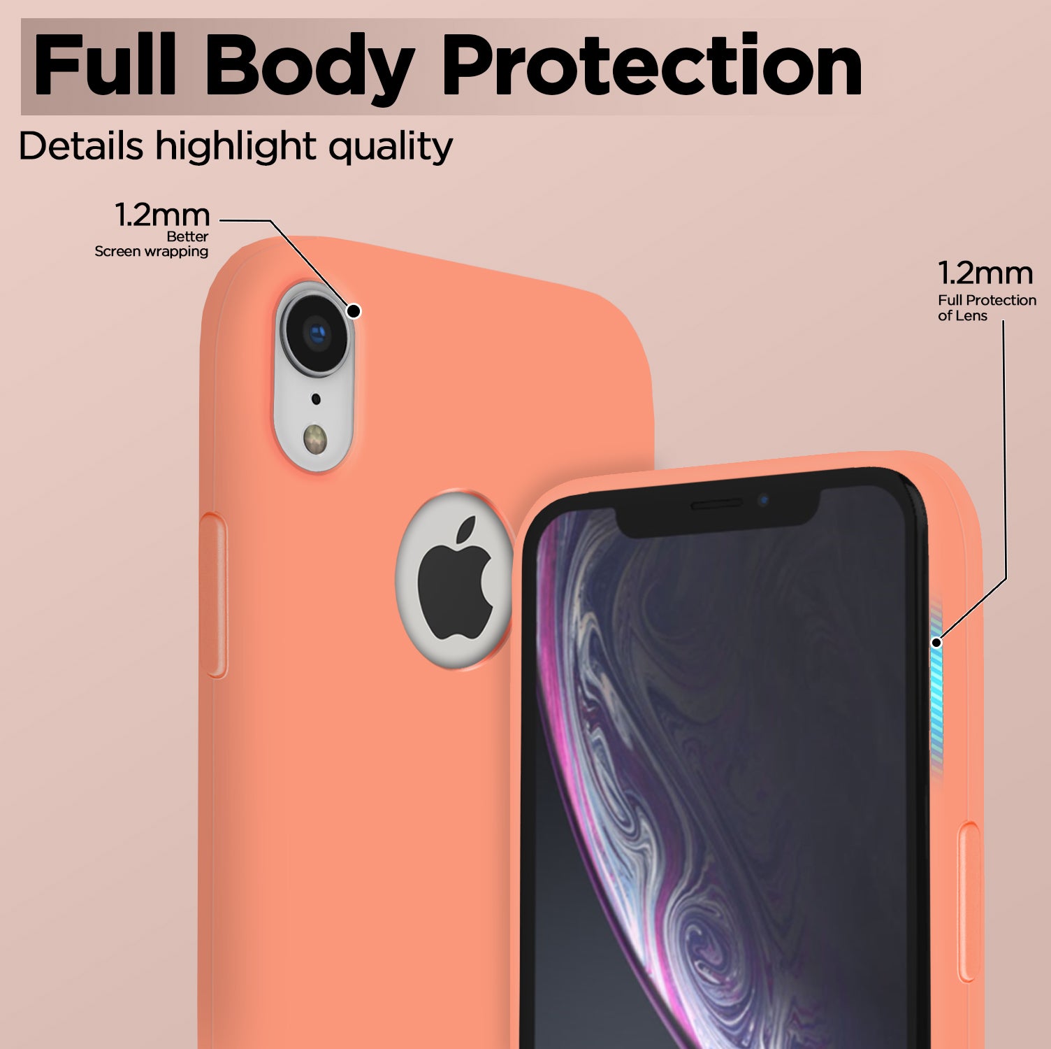 iPhone xr silicon cover