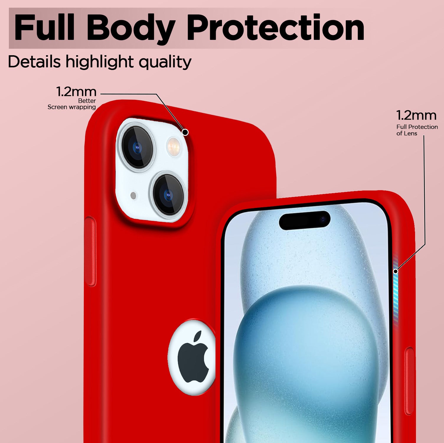 iPhone 15 Silicone Back Cover