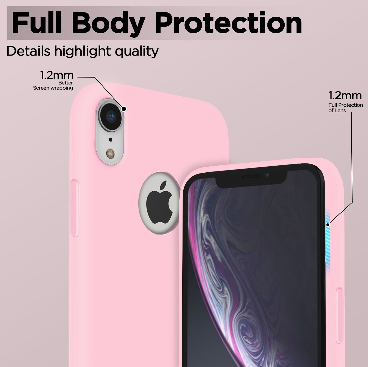 iPhone xr silicon cover