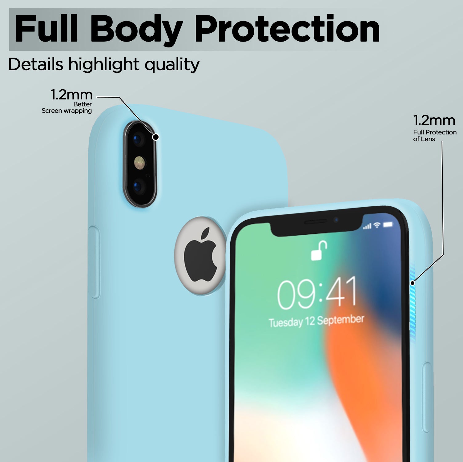 iPhone XS Max silicon cover