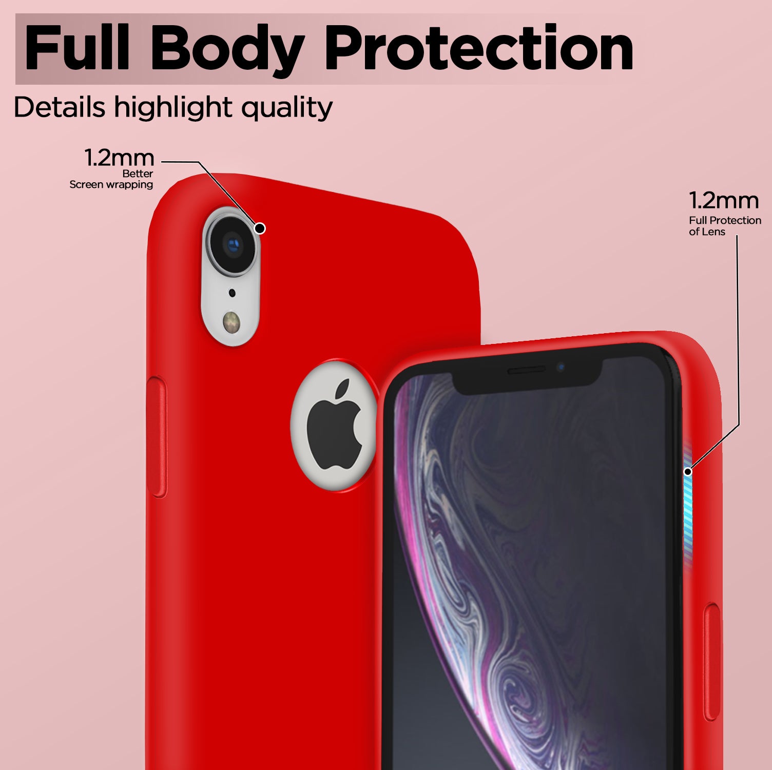 iPhone xr silicon cover