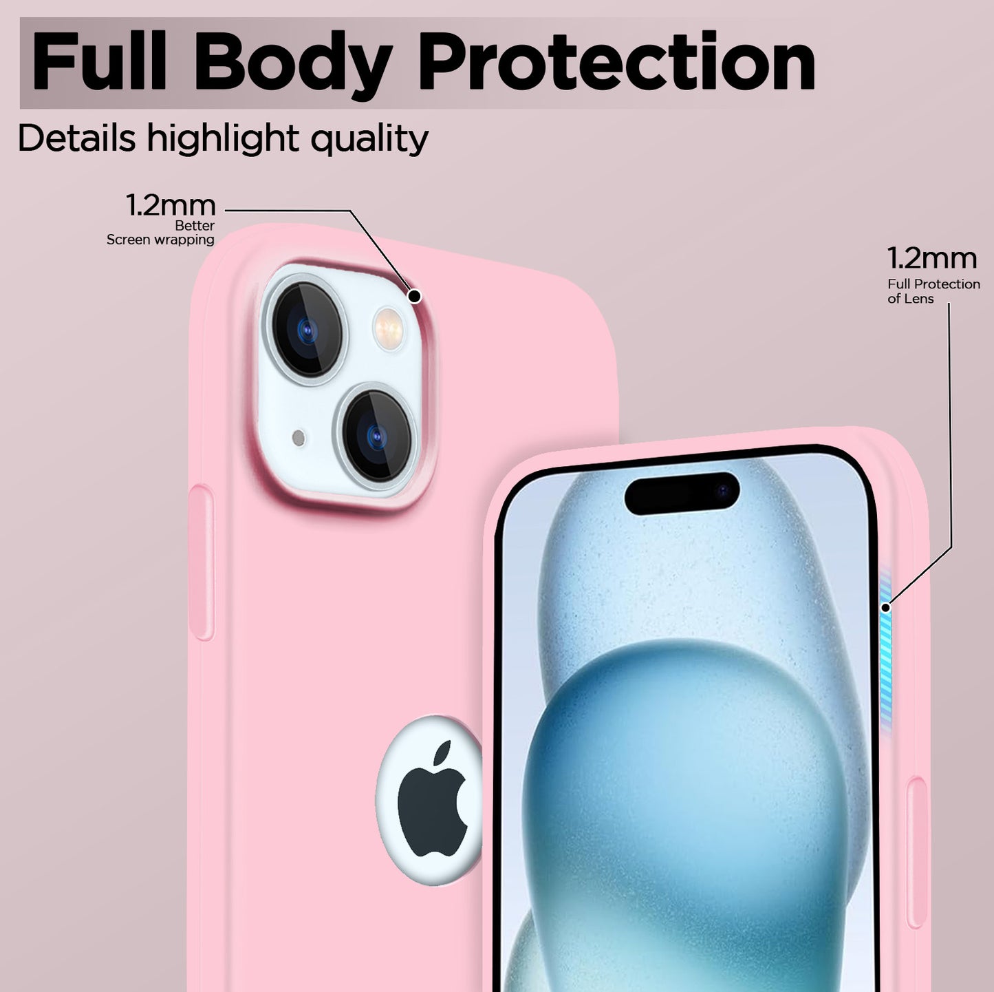 iPhone 15 Plus Silicone Back Cover