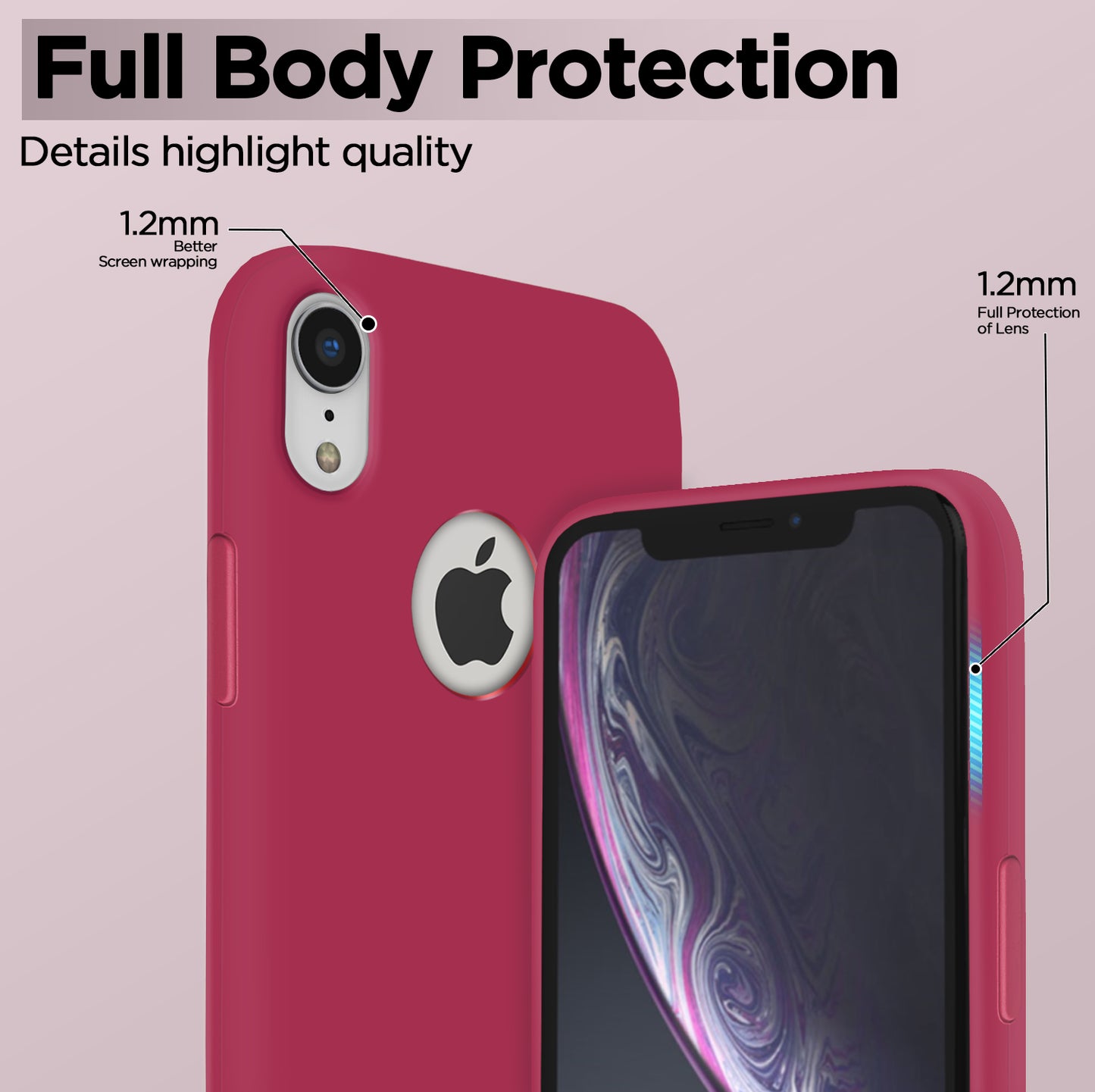 iPhone xr silicon cover