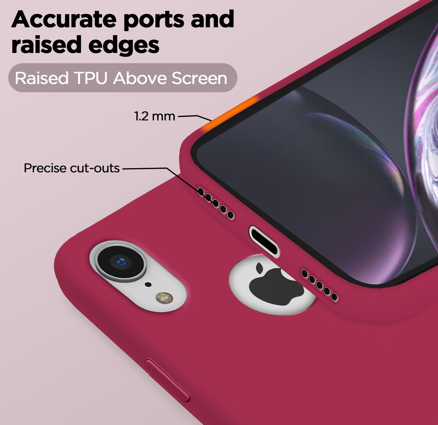 iPhone xr silicon cover