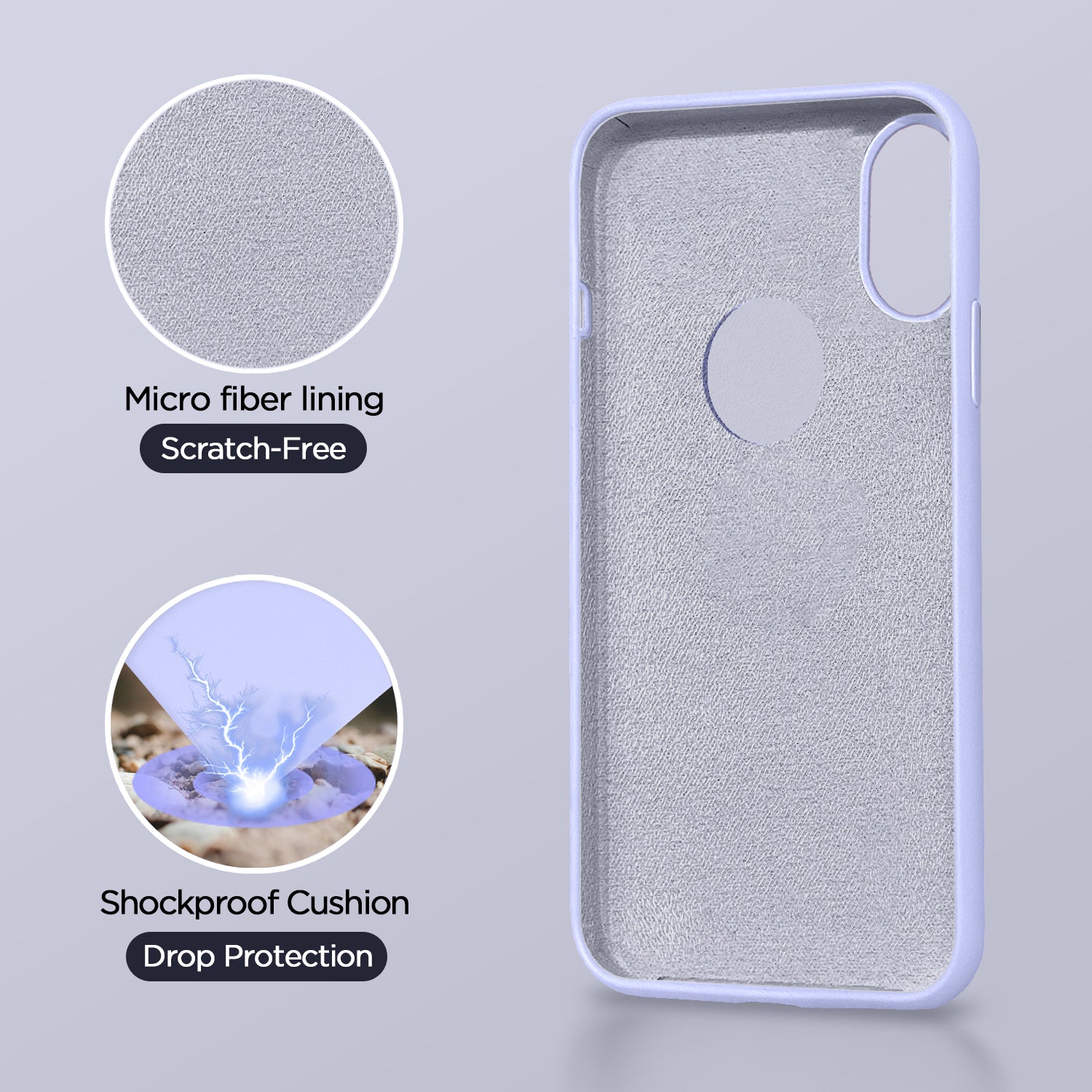 iPhone X silicon cover