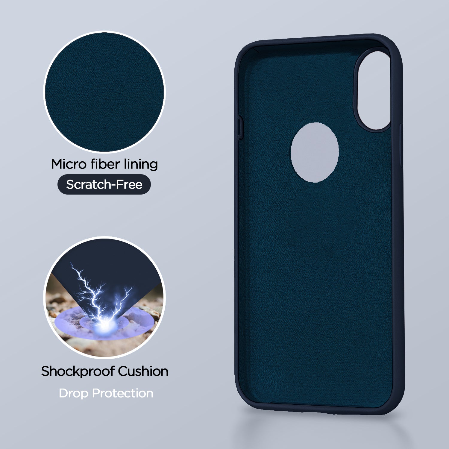 iPhone X silicon cover