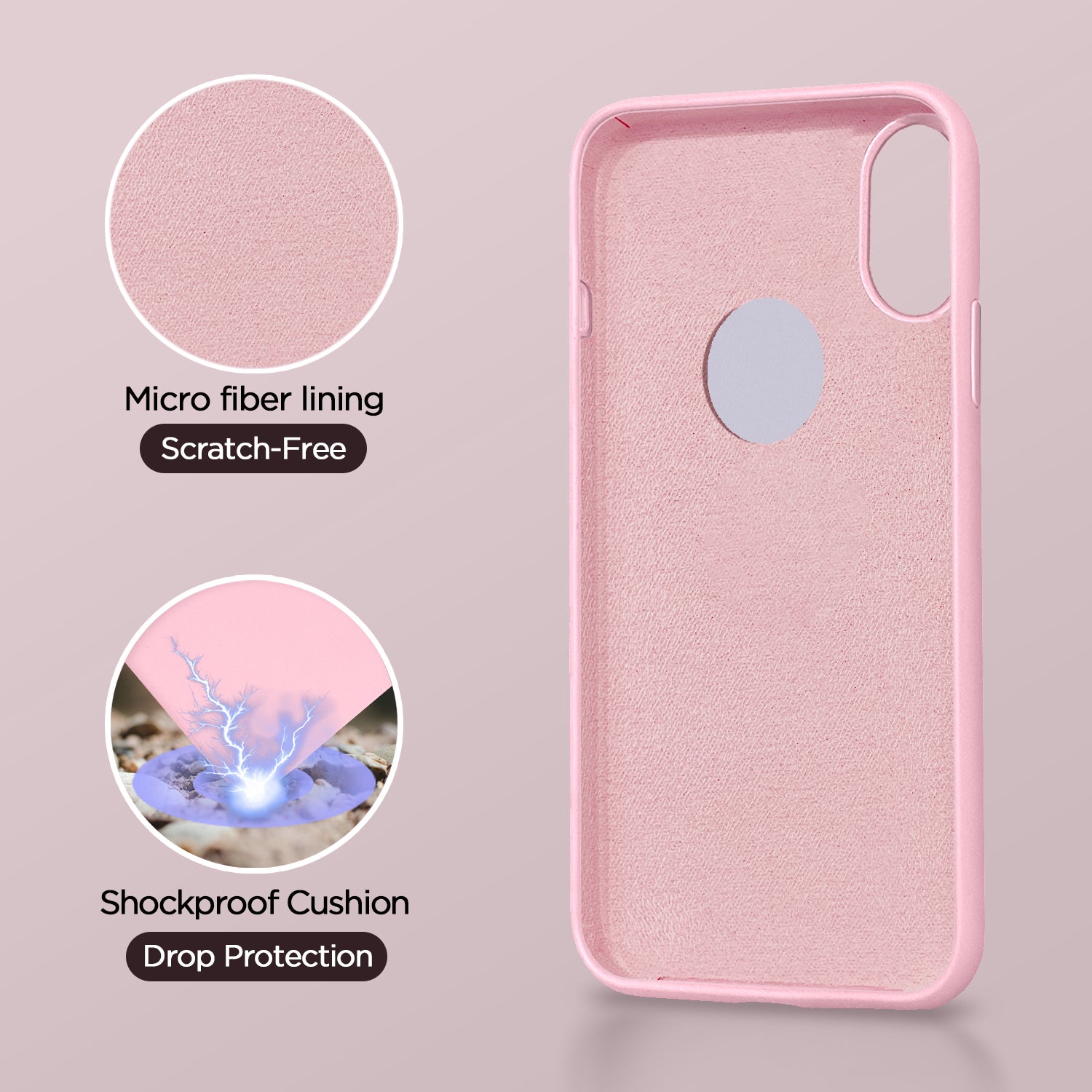 iPhone X silicon cover