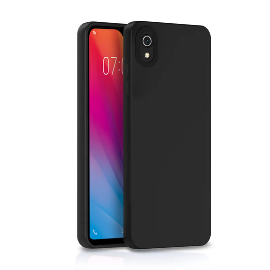 Pikkme Vivo Y91i Soft Silicone Case with Camera Bumper Protection | Black