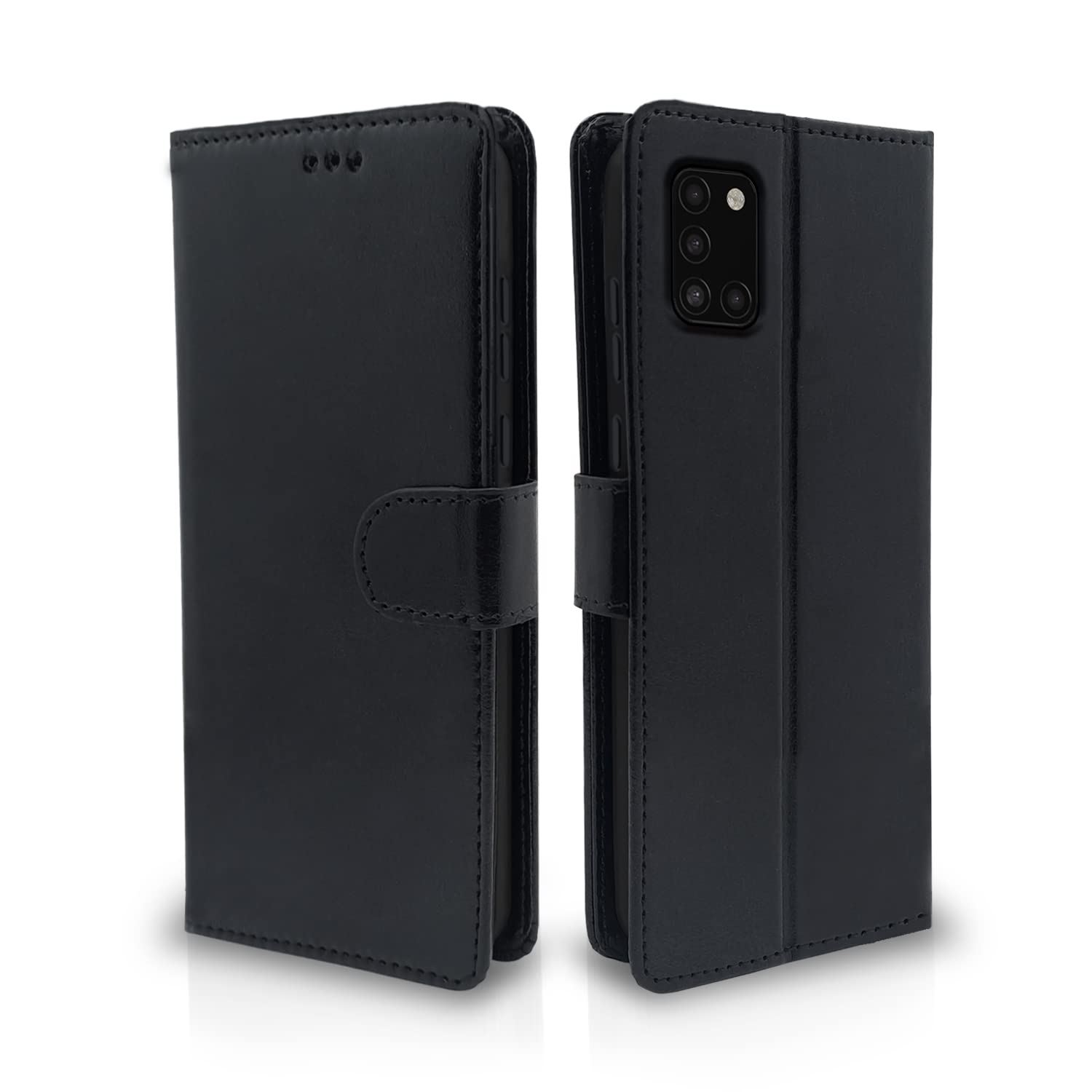 Pikkme Samsung Galaxy A31 Vintage Flip Cover | Black