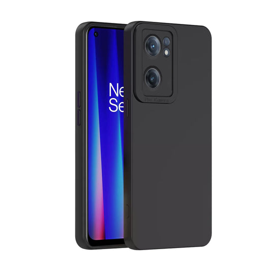 Pikkme OnePlus Nord Ce 2 5G Soft Silicone Case with Camera Bumper Protection | Black