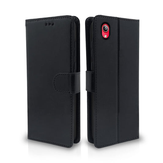 Pikkme Vivo Y91i Vintage Flip Cover | Black