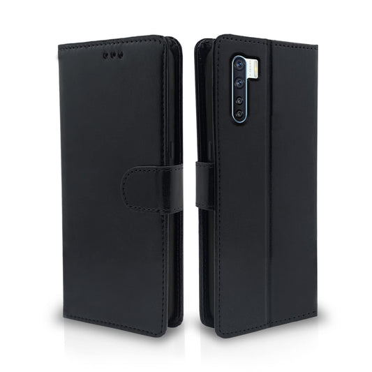 Pikkme Oppo F15 Vintage Flip Cover | Black