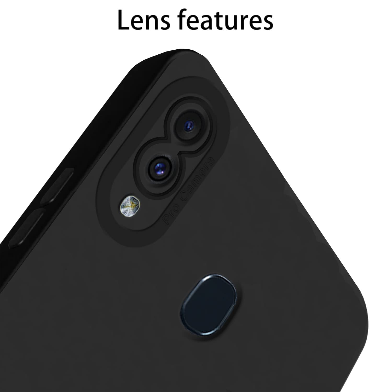 Pikkme Samsung Galaxy A20 / A30 / M10s Liquid Silicone Back Cover | Black