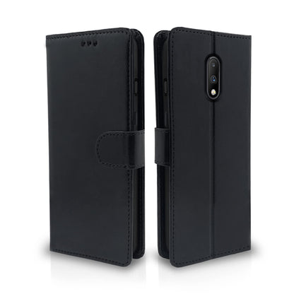 Pikkme OnePlus 7 Vintage Flip Cover | Black