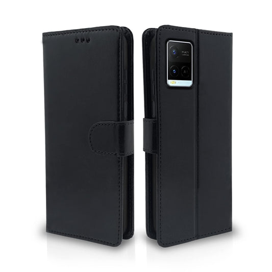 Pikkme Vivo Y21 2021 / Y33s Vintage Flip Cover | Black