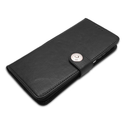 Pikkme Redmi 12 5G Button Flip Cover (Black)