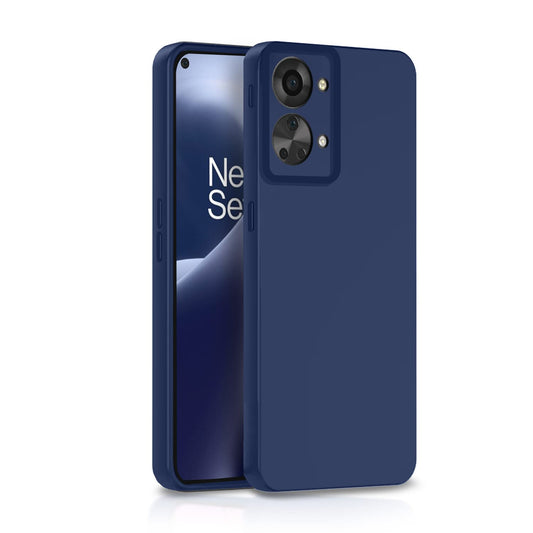 Pikkme OnePlus Nord 2T 5G Soft Silicone Case with Camera Bumper Protection | Blue