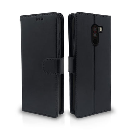 Pikkme Mi Poco F1 Vintage Flip Cover | Black