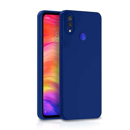 Pikkme Mi Redmi Note 7 / Note 7 Pro/Note 7s Soft Silicone Case with Camera Bumper Protection | Blue